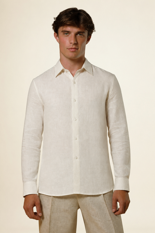 Chemise Sirocco — lin écru français