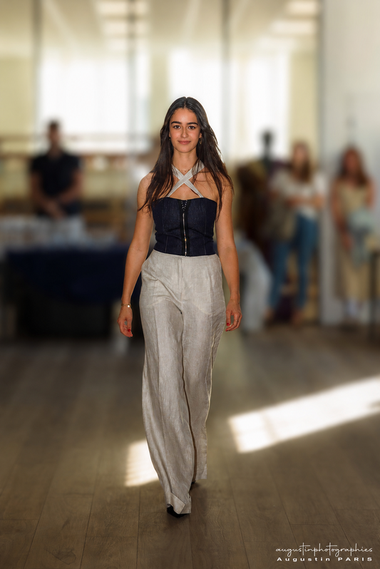 Indigo - Riviera  Ensemble bustier et pantalon | Ousman O.