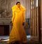 Robe couture Mouseline Jaune