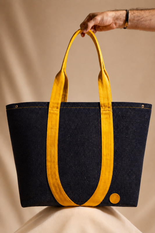 Cabas Atelier Rivage – Édition Denim de Lin