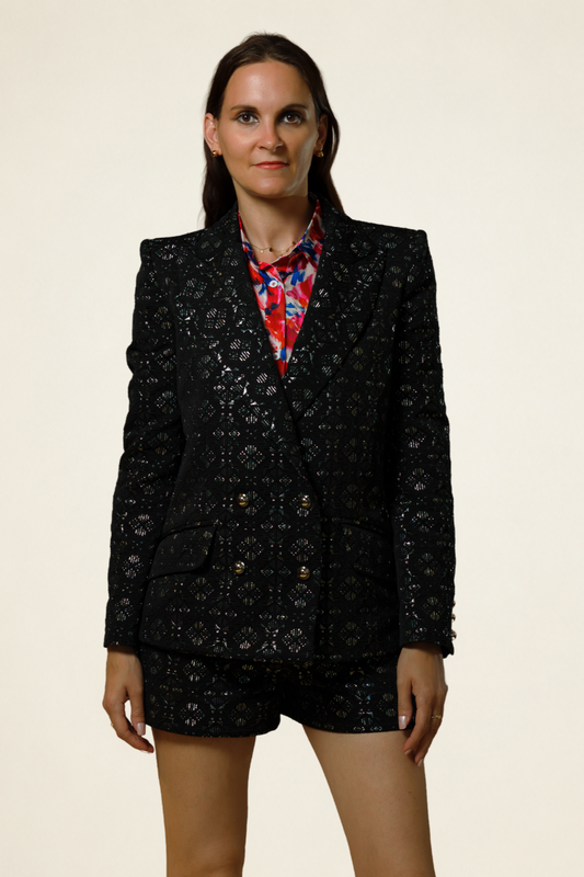 Ensemble Brocart Tailleur croisé